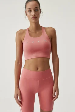 Short Daira Pink Peach/White