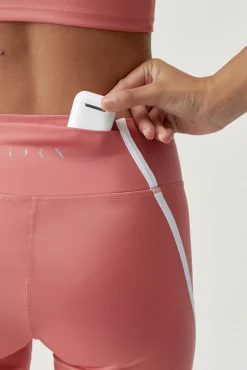 Short Daira Pink Peach/White