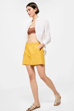 Short Liso Lino Viscosa