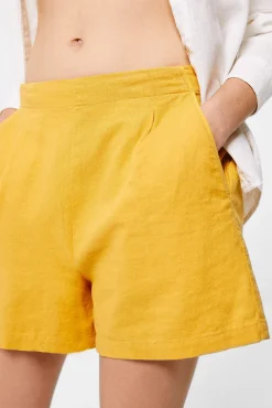 Short Liso Lino Viscosa