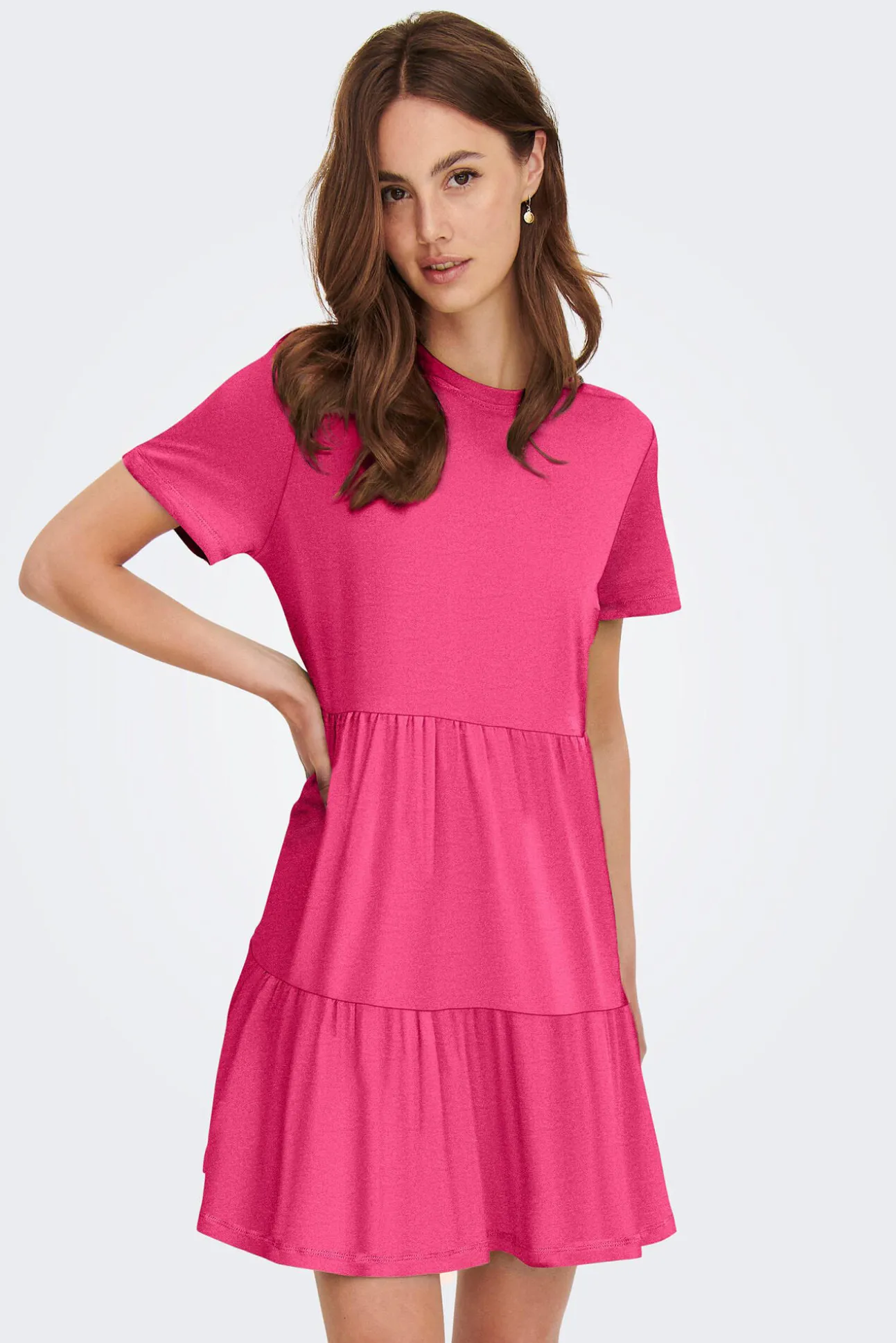 Short Regular Fit V-Neck Dress
