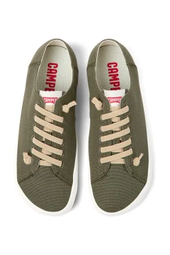 Sneakers Grises De Tejido Para Hombre.