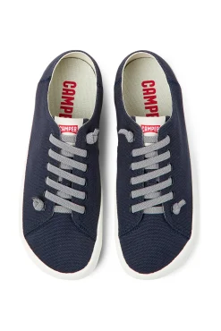 Sneakers Grises De Tejido Para Hombre.