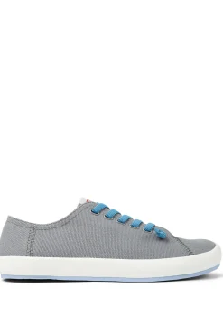 Sneakers Grises De Tejido Para Hombre.