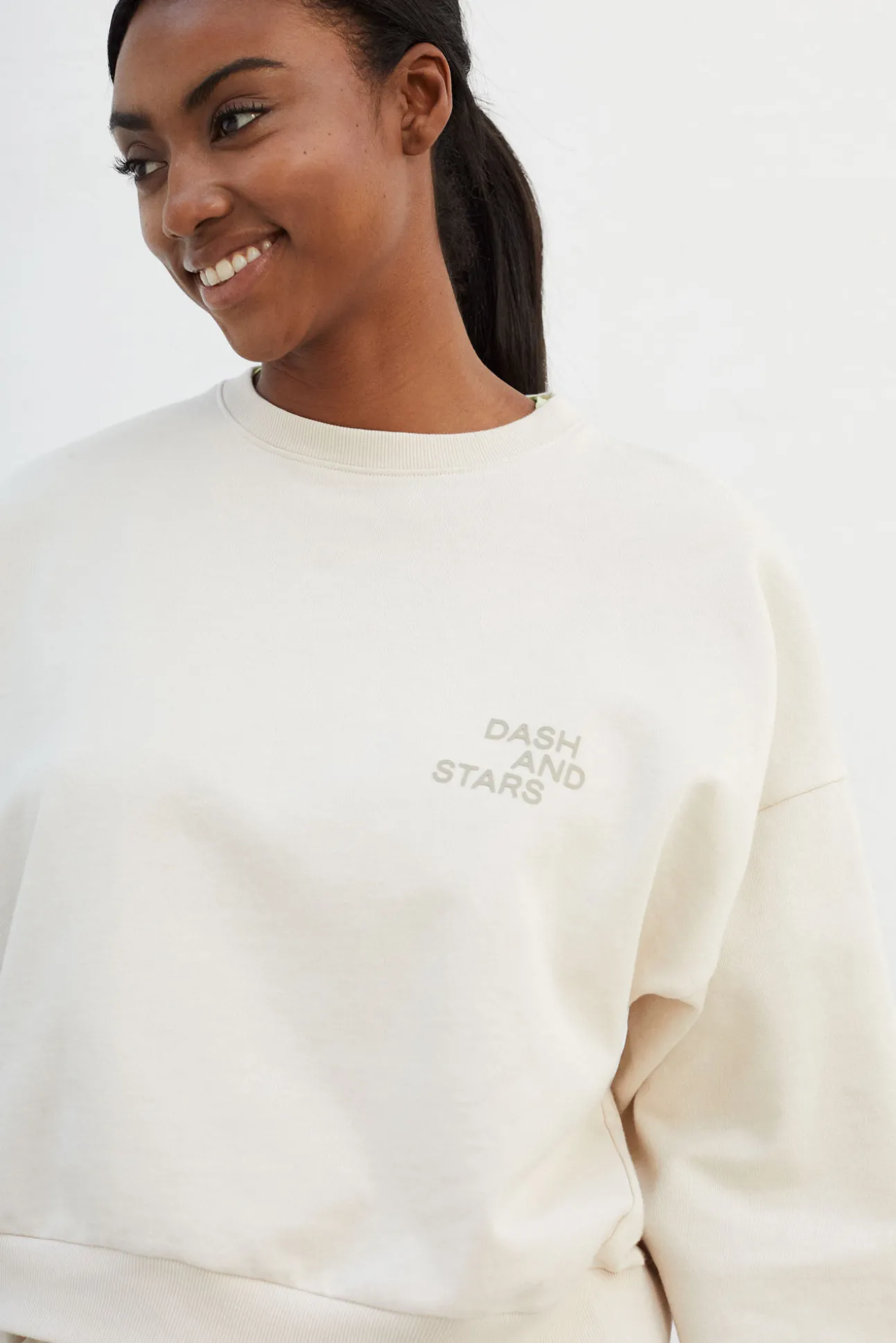 Sudadera 100% Algodon Blanca