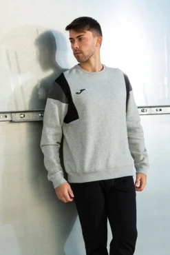 Sudadera Confort Gris Melange