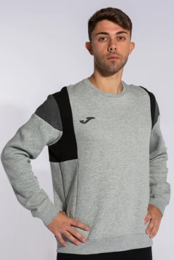 Sudadera Confort Gris Melange