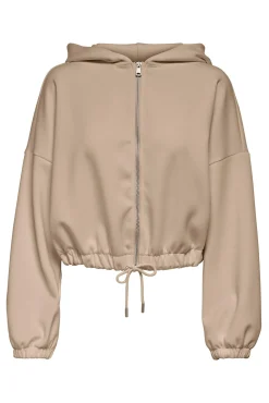 Sudadera Corta Con Capucha