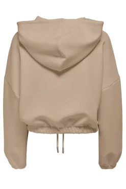 Sudadera Corta Con Capucha
