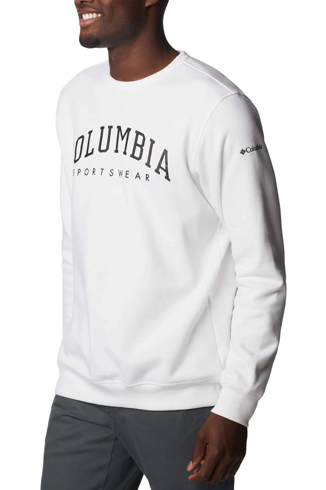 Sudadera De Cuello Redondo Con Logo Columbia™ Para Hombre