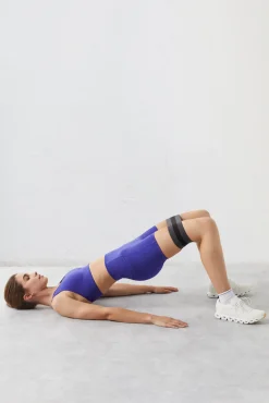 Sujetador Deportivo Azul Violeta 4D Stretch