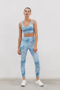Sujetador Deportivo Azul 4D Stretch