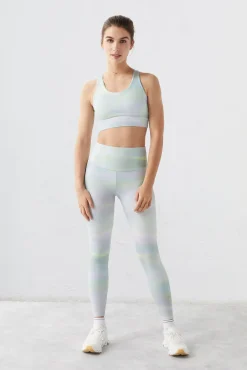 Sujetador Deportivo Azul 4D Stretch