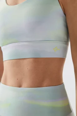 Sujetador Deportivo Azul 4D Stretch