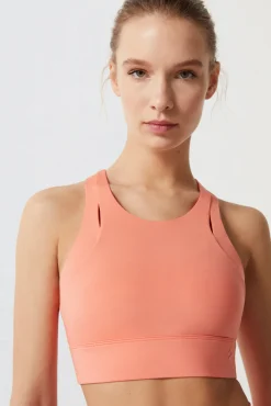 Sujetador Deportivo Cut Out Coral 4D Stretch