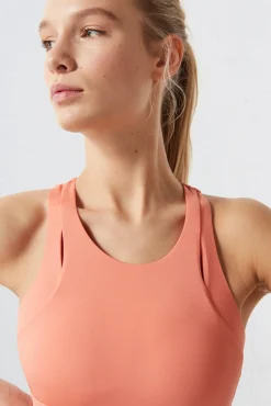 Sujetador Deportivo Cut Out Coral 4D Stretch