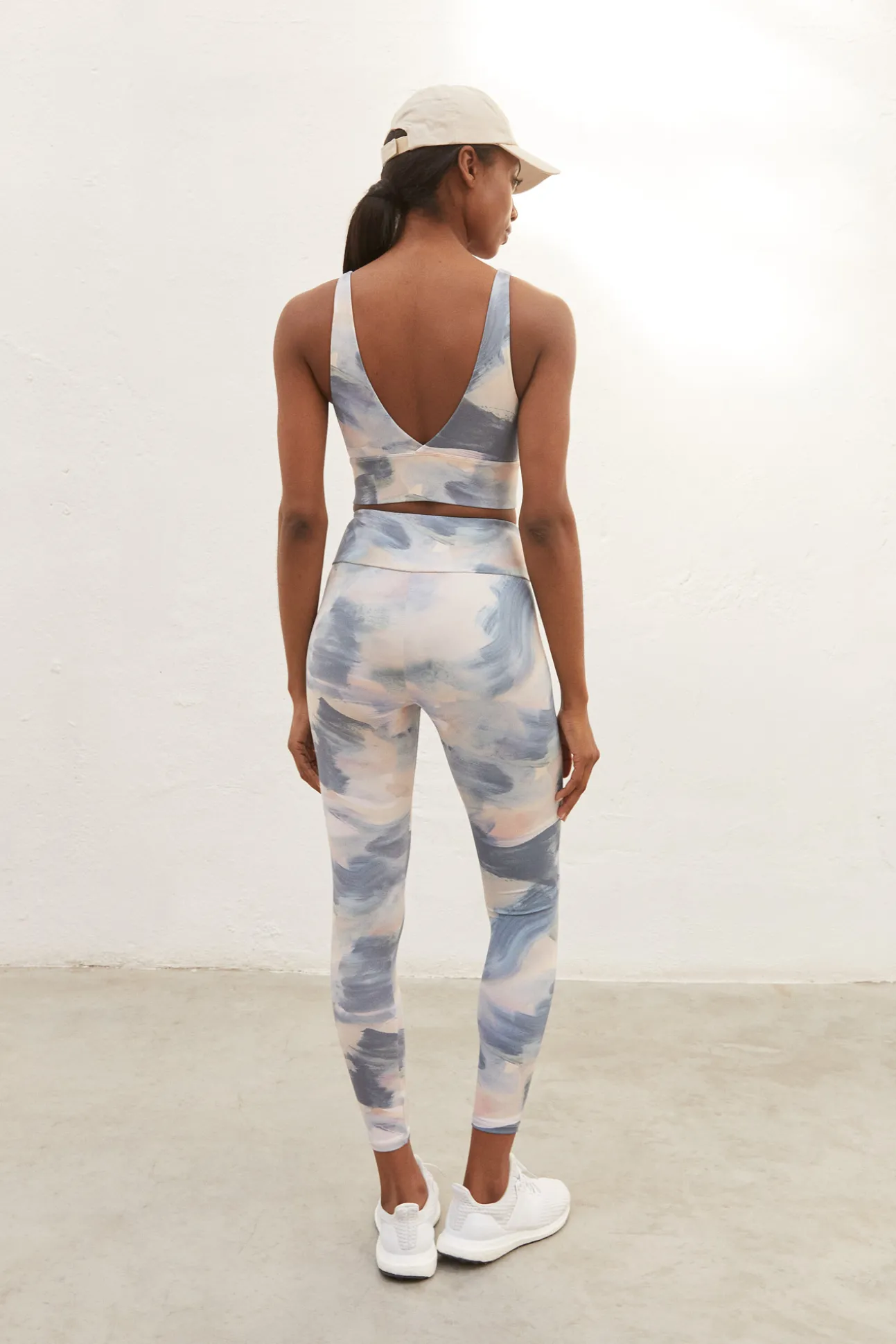 Sujetador Deportivo Escote Redondo Multicolor 4D Stretch