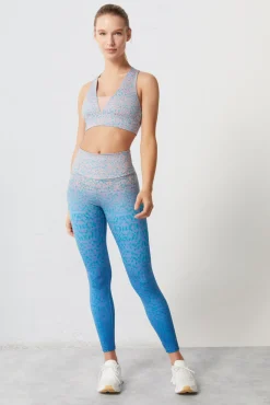 Sujetador Deportivo Estampado 4D Stretch
