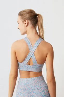 Sujetador Deportivo Estampado 4D Stretch