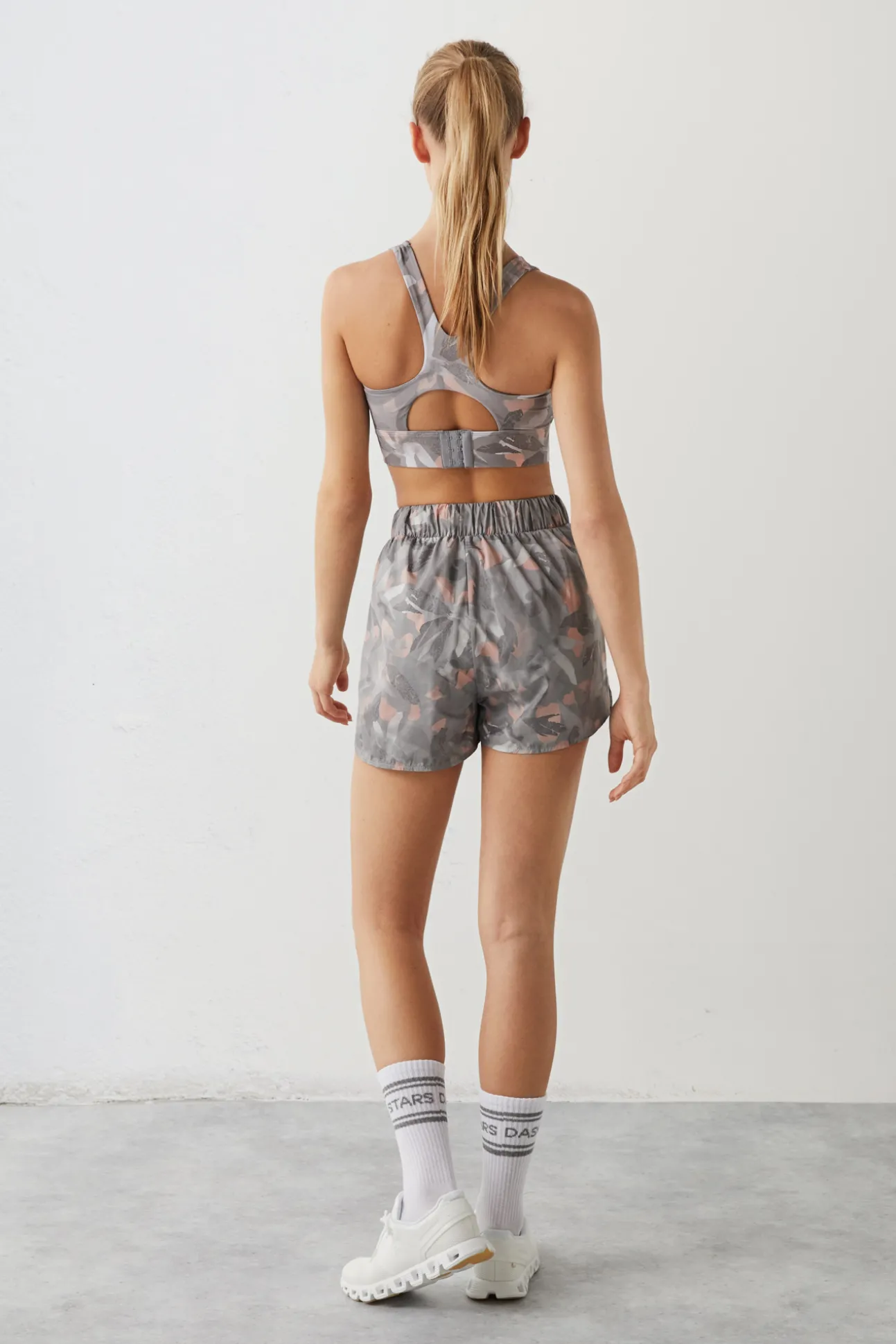 Sujetador Deportivo Flores 4D Stretch
