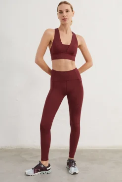 Sujetador Deportivo Granate 4D Stretch