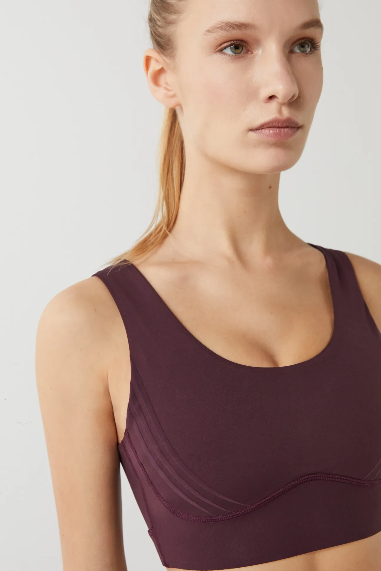 Sujetador Deportivo Morado Power Sculpt