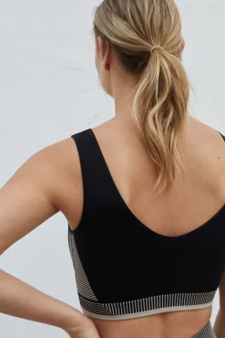 Sujetador Deportivo Negro Seamless Fit