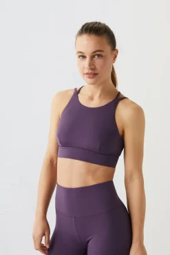 Top Deportivo Morado Collagen Feel