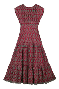 Vestido Bordados Perforados