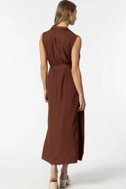 Vestido Camisero Con Cinturon