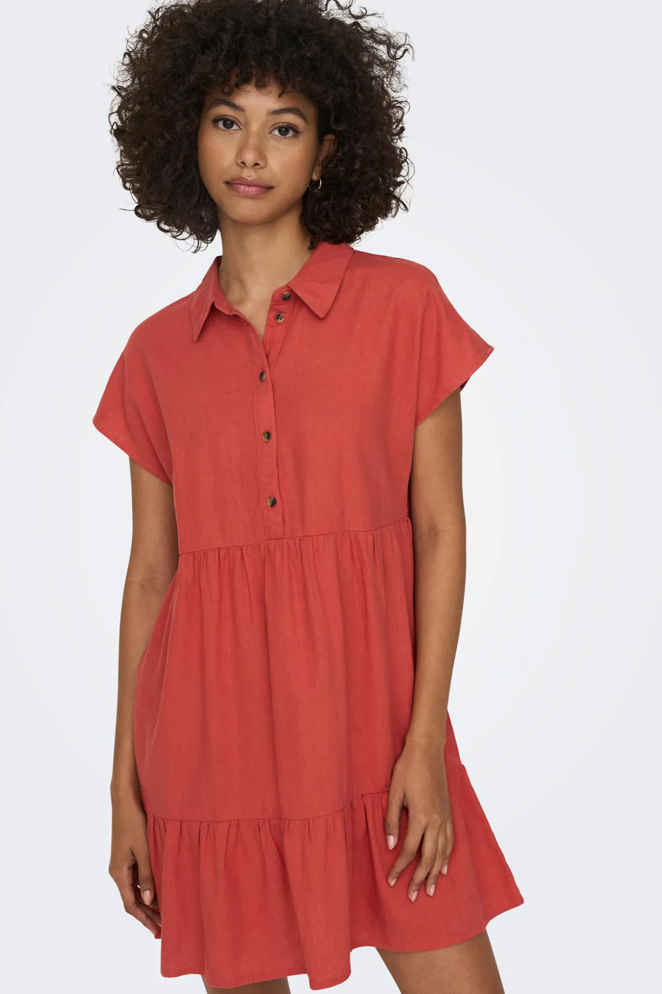 Vestido Camisero Corto