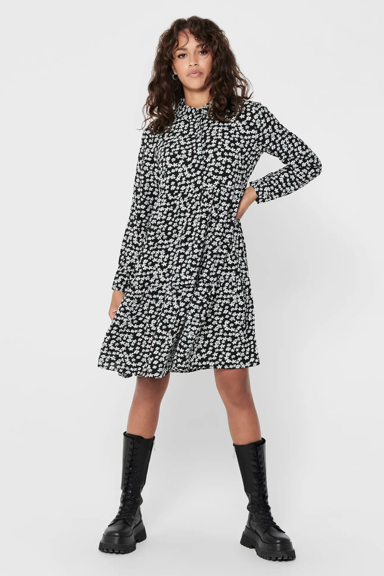 Vestido Camisero Estampado Floral
