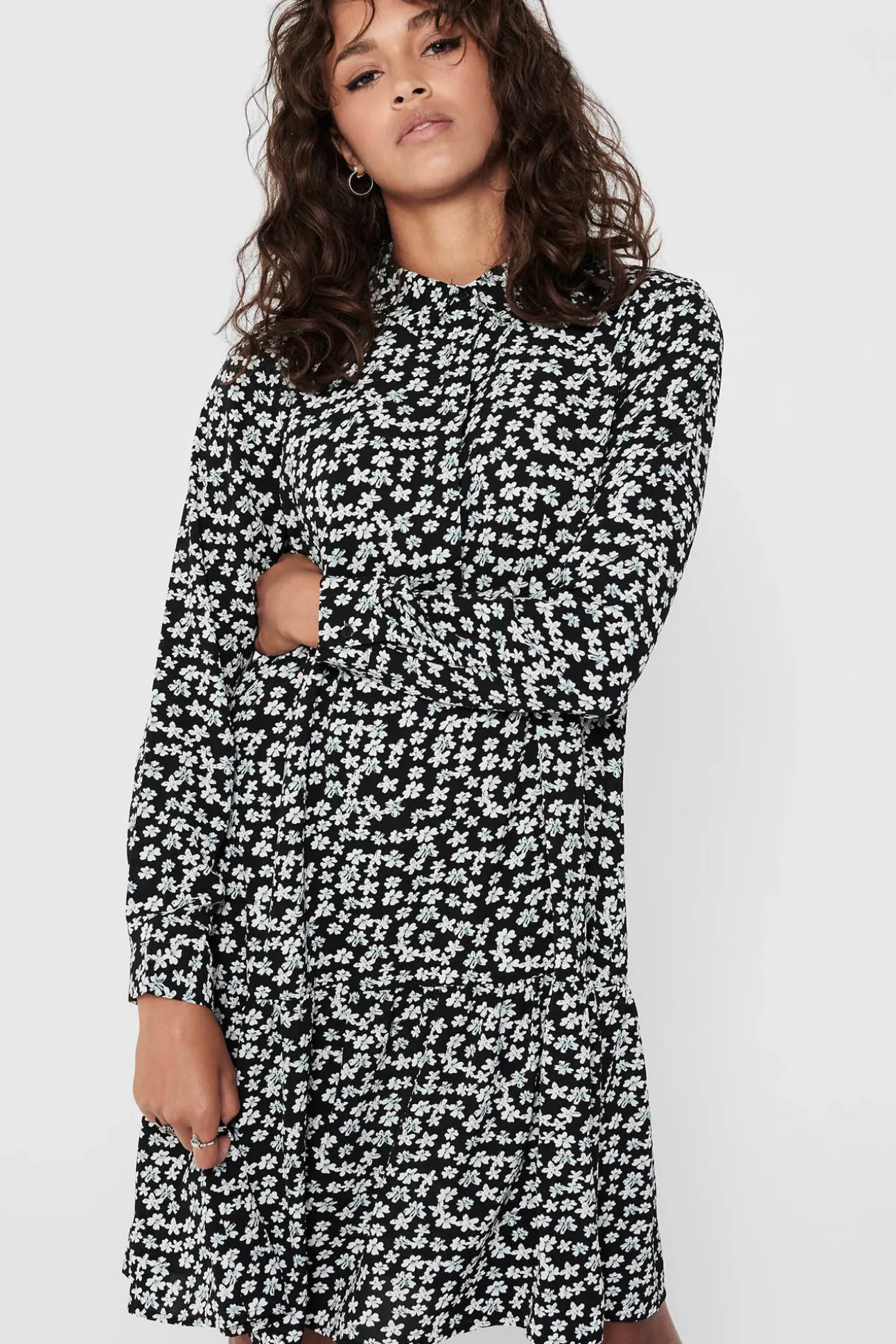 Vestido Camisero Estampado Floral