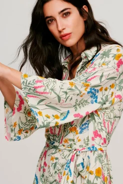 Vestido Camisero Floral