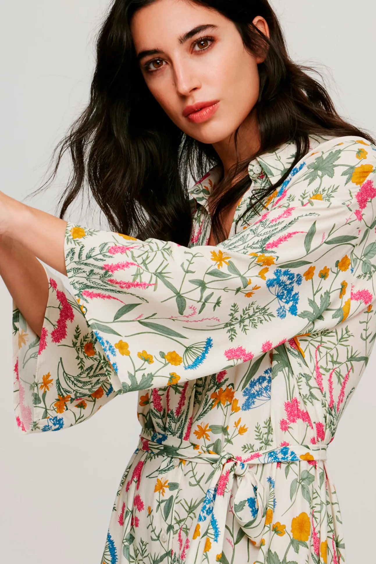 Vestido Camisero Floral