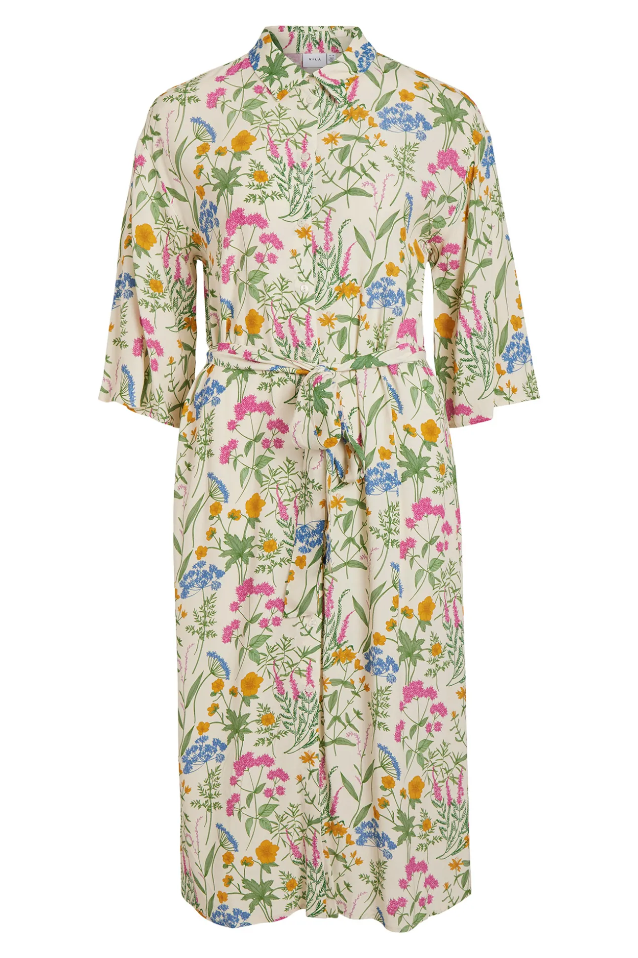 Vestido Camisero Floral