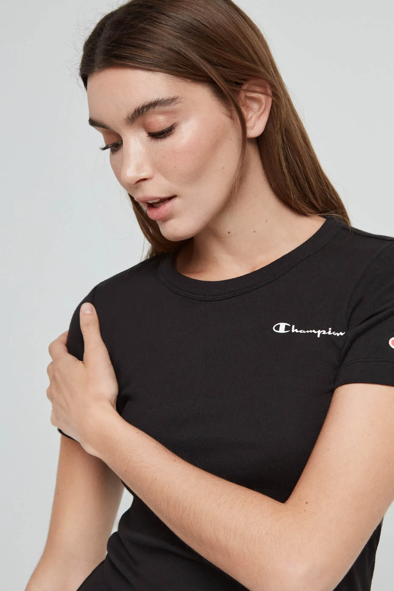Vestido Cenido Con Logotipo Pequeno
