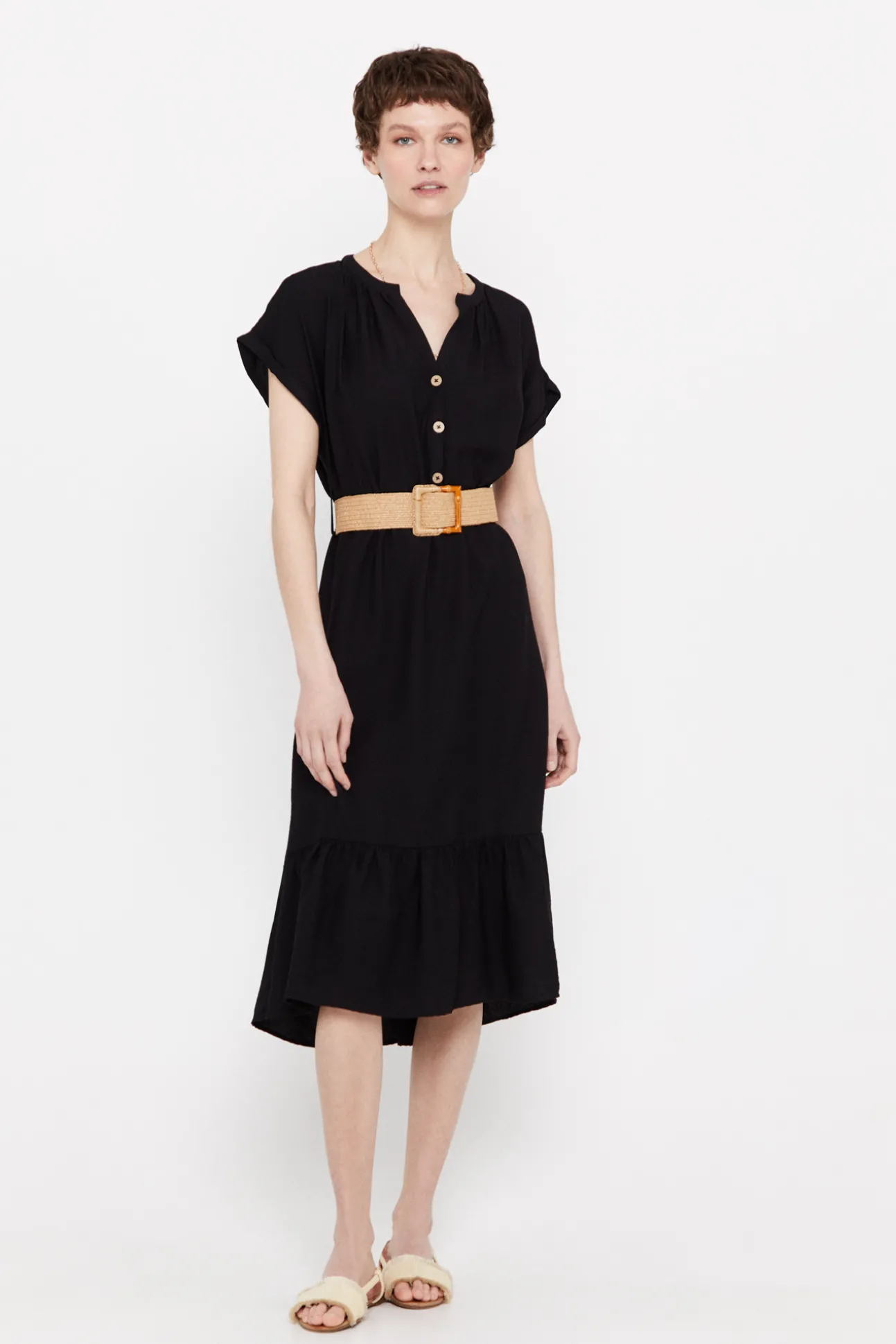 Vestido Confort Cinturon