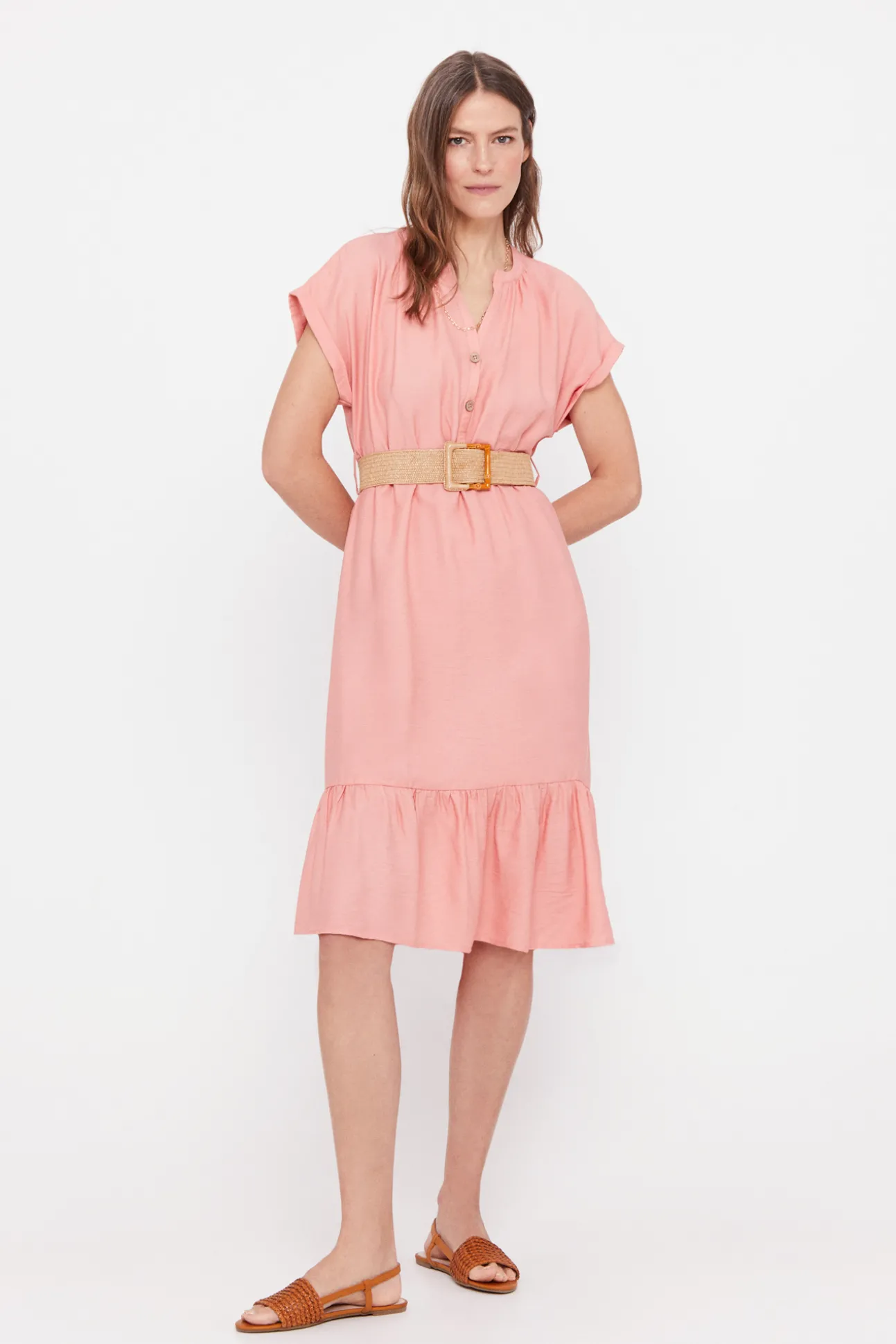 Vestido Confort Cinturon