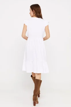 Vestido Corto Bordado