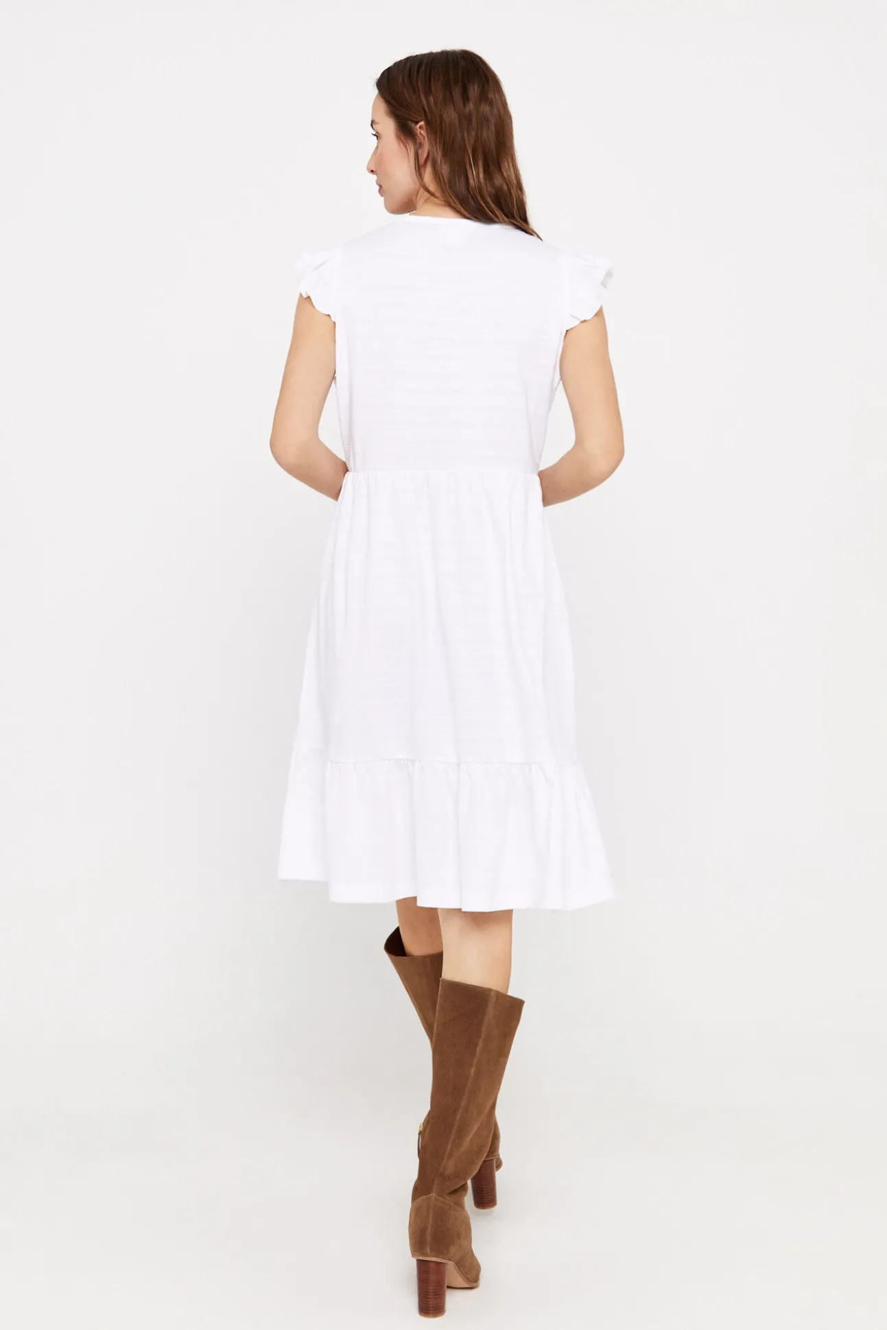 Vestido Corto Bordado