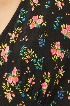 Vestido Corto Con Botones
