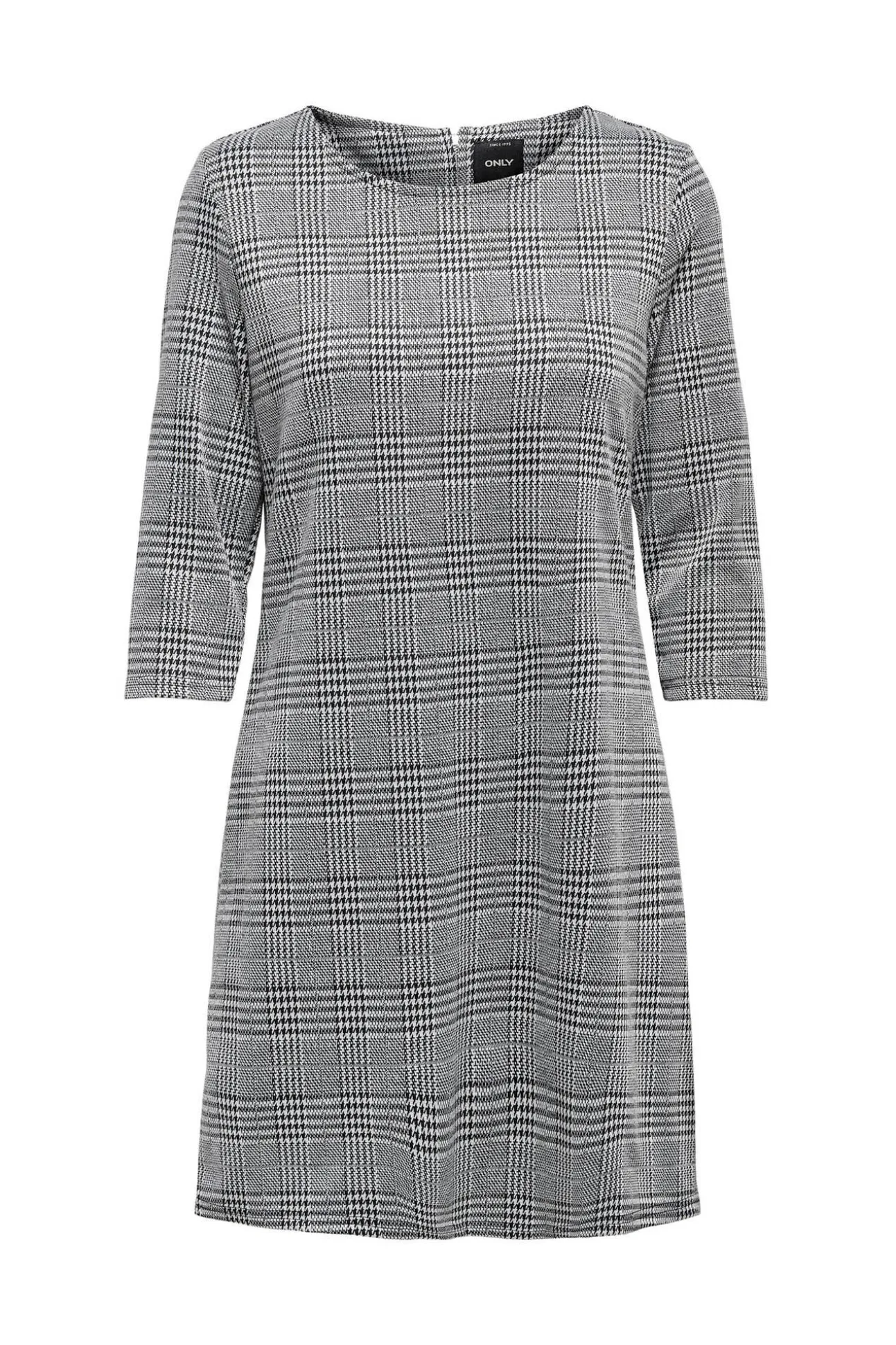 Vestido Corto Con Magas 3/4