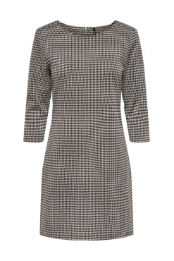 Vestido Corto Con Magas 3/4
