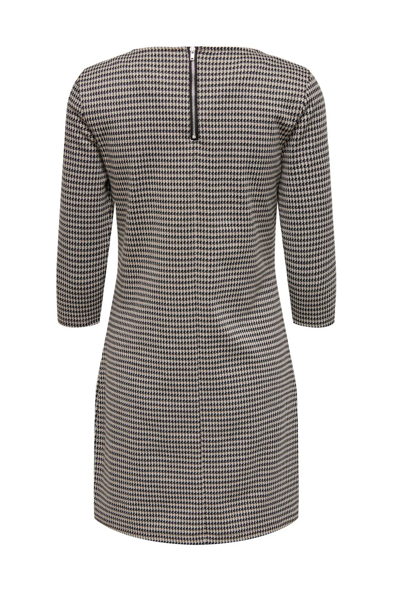 Vestido Corto Con Magas 3/4