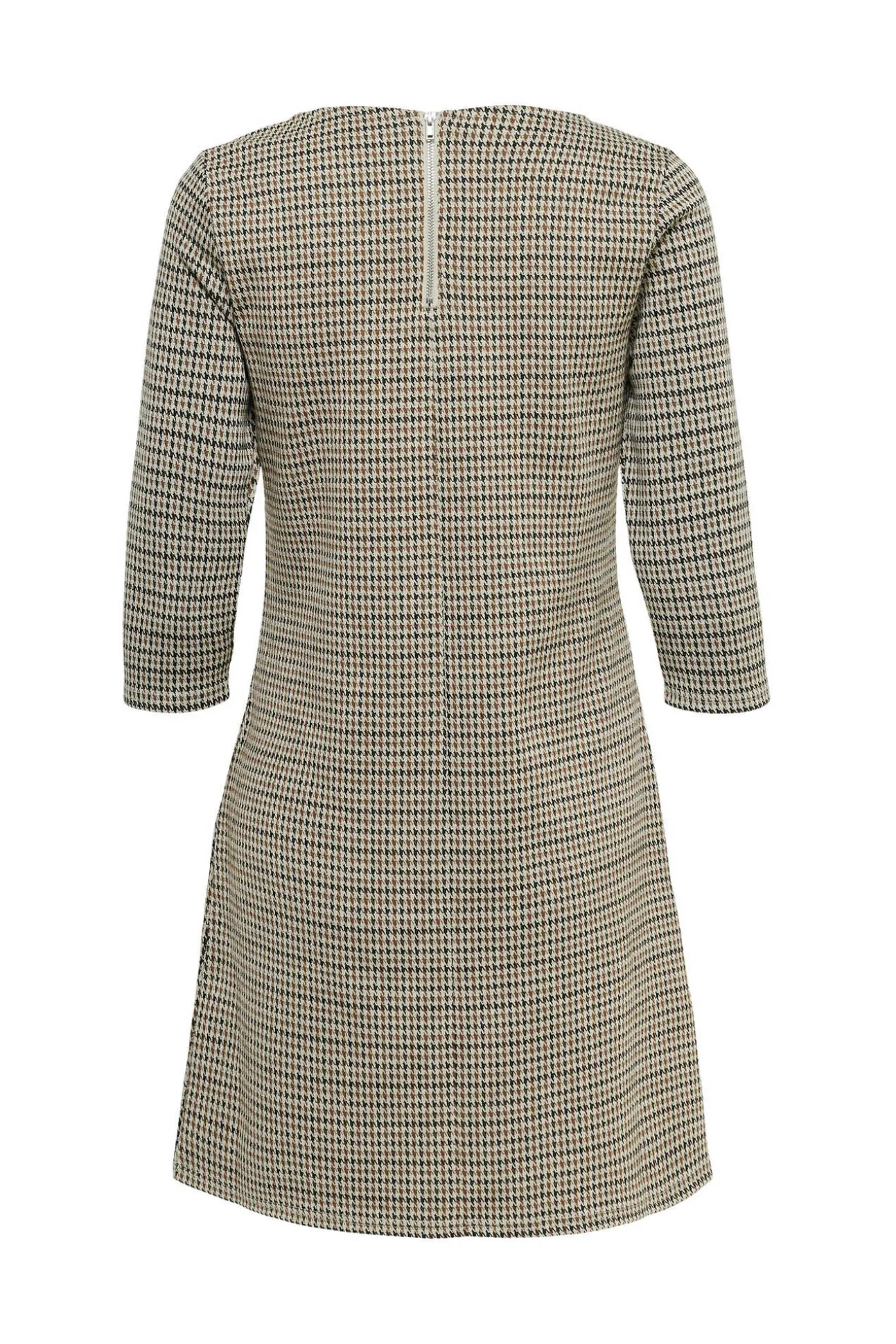 Vestido Corto Con Magas 3/4