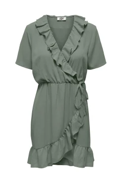Vestido Corto Cruzado
