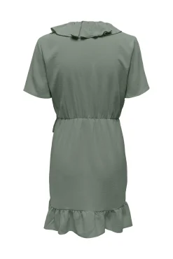 Vestido Corto Cruzado