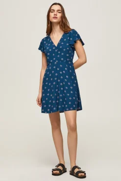 Vestido Corto Cruzado.