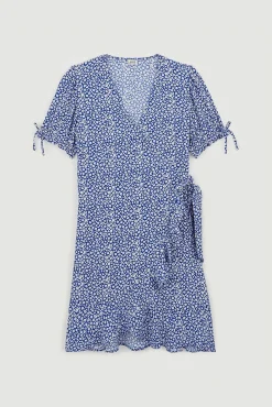 Vestido Corto Cruzado